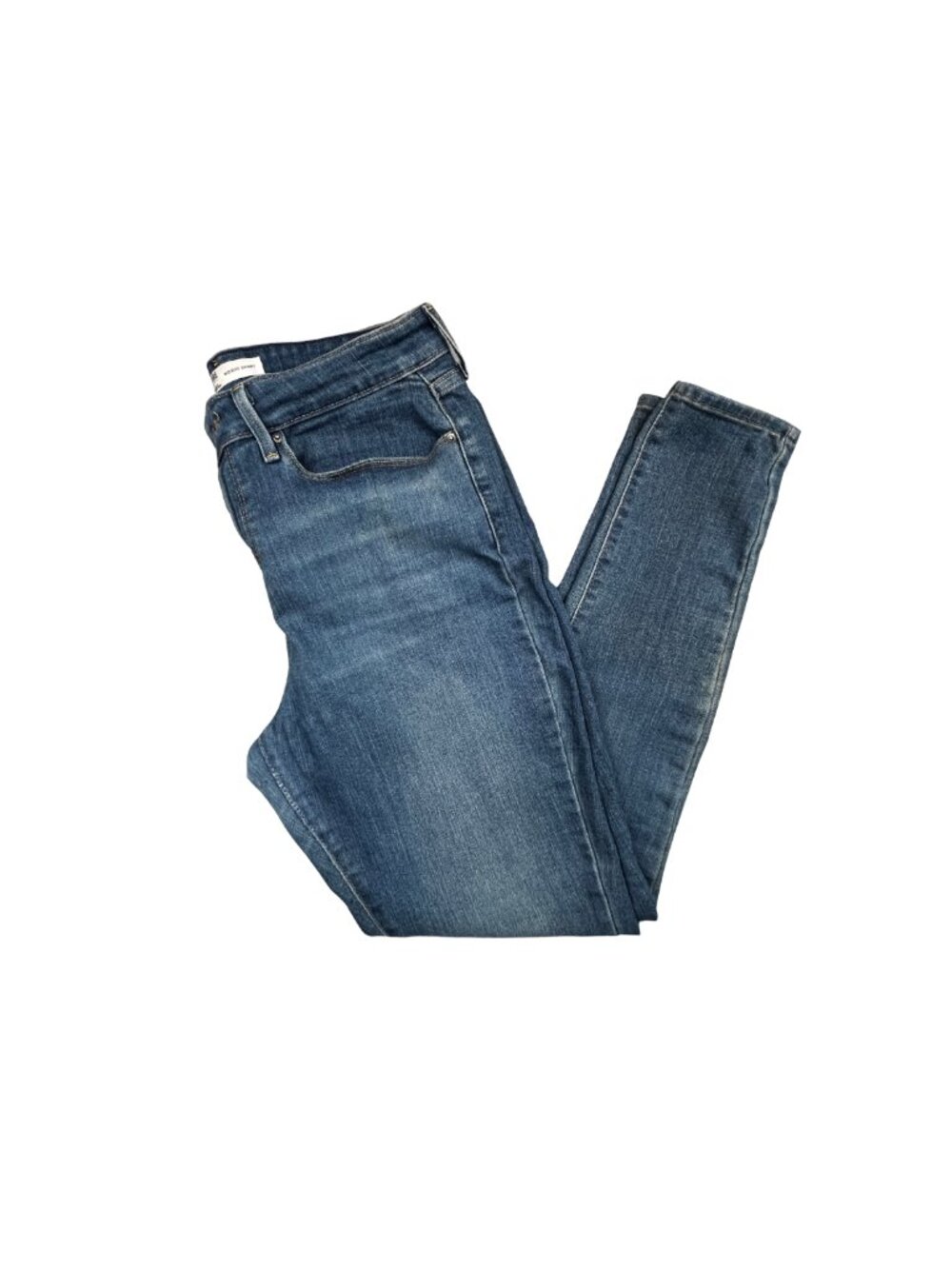 Levi's Signature Mid Rise Skinny Jeans Size 8 Blue Stretch Denim